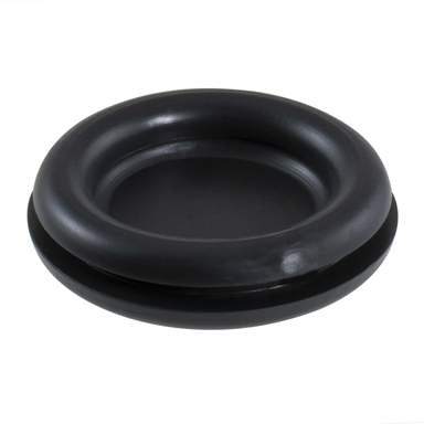 20mm PVC Closed Grommets Black