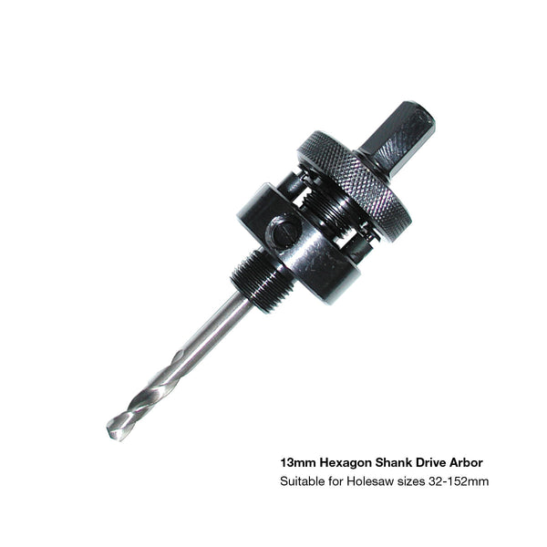 Armeg CHD32-64HEX 13mm Hexagon Shank Drive Arbor