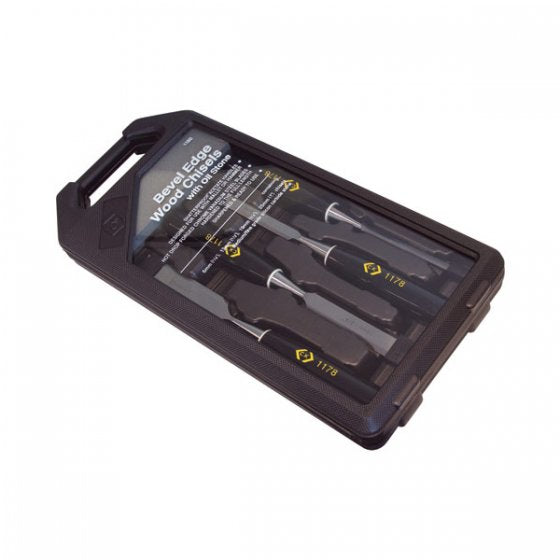 CK T1180 Bevelled Edge Wood Chisel Set