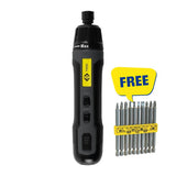 CK T4930 E-Driver Electric Screwdriver with Torque Adjustment FREE T4525 Bit Set