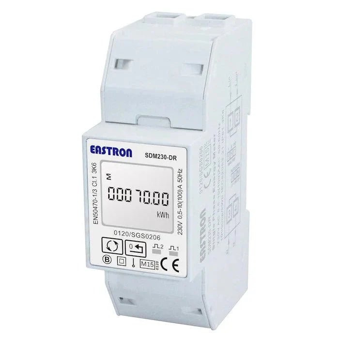 DR2100-2MOD 100A Single Phase MID Certified Energy Meter