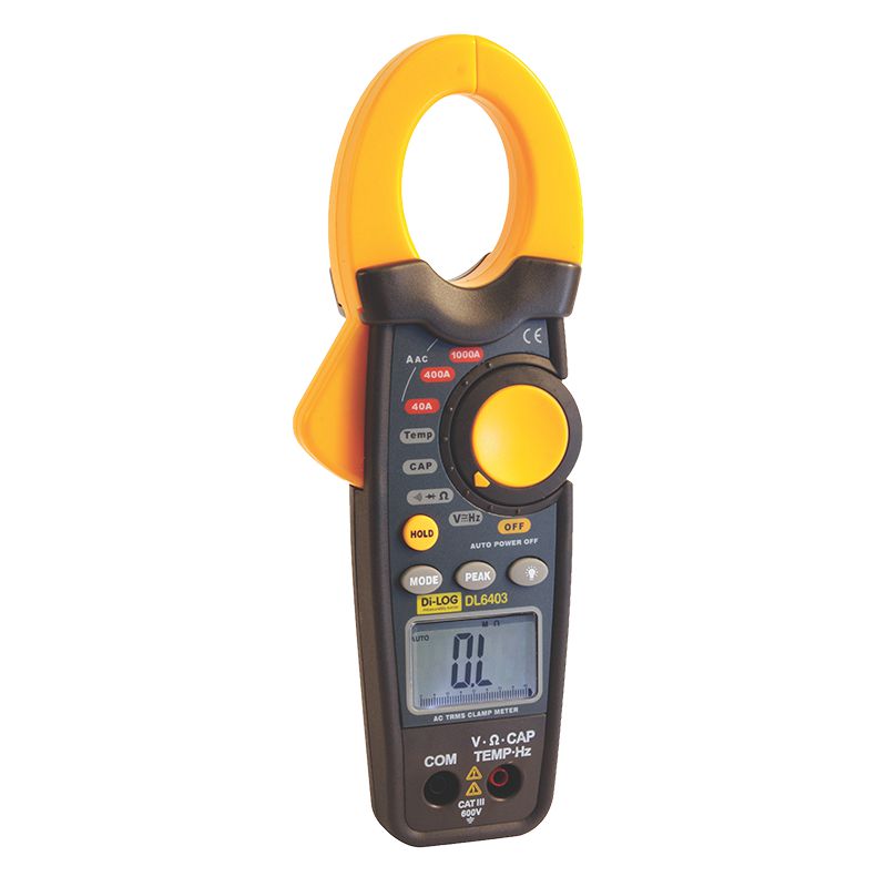 Di-Log DL6403 1000 Amp AC True RMS Digital Clamp Meter