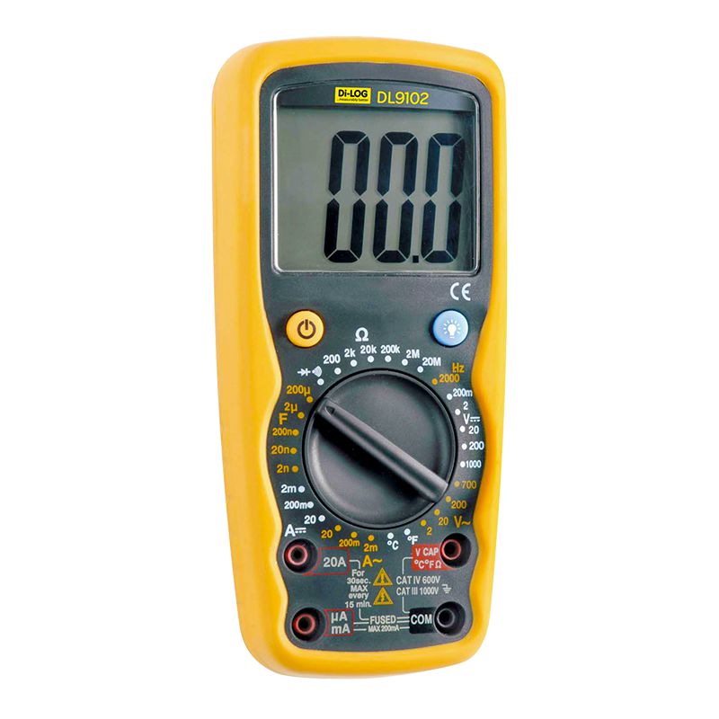 Di-Log DL9102 General Purpose Multimeter c/w Temperature