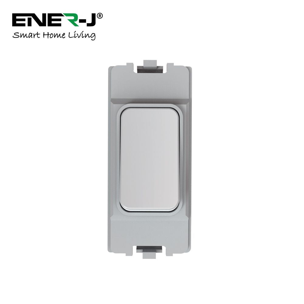 Enerj WS1070 Wireless Kinetic 1 Gang Switch MK Logic Style White