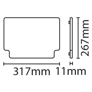 Eterna JSL242BP Mounting Backplate for JSL242