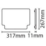 Eterna JSL242BP Mounting Backplate for JSL242