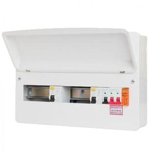 FuseBox F2006DX 6 Way Dual RCD Consumer Unit SPD