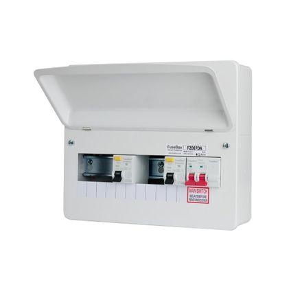 FuseBox F2007DA 7 Way Dual RCD Consumer Unit