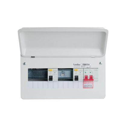 FuseBox F2007DA 7 Way Dual RCD Consumer Unit