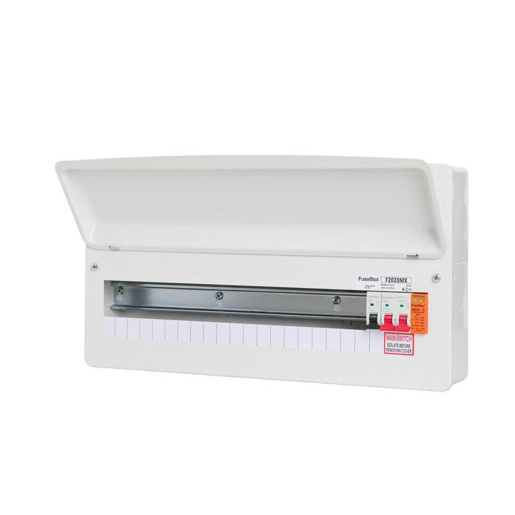 FuseBox F2020MX 20 Way RCBO Consumer Unit With SPD