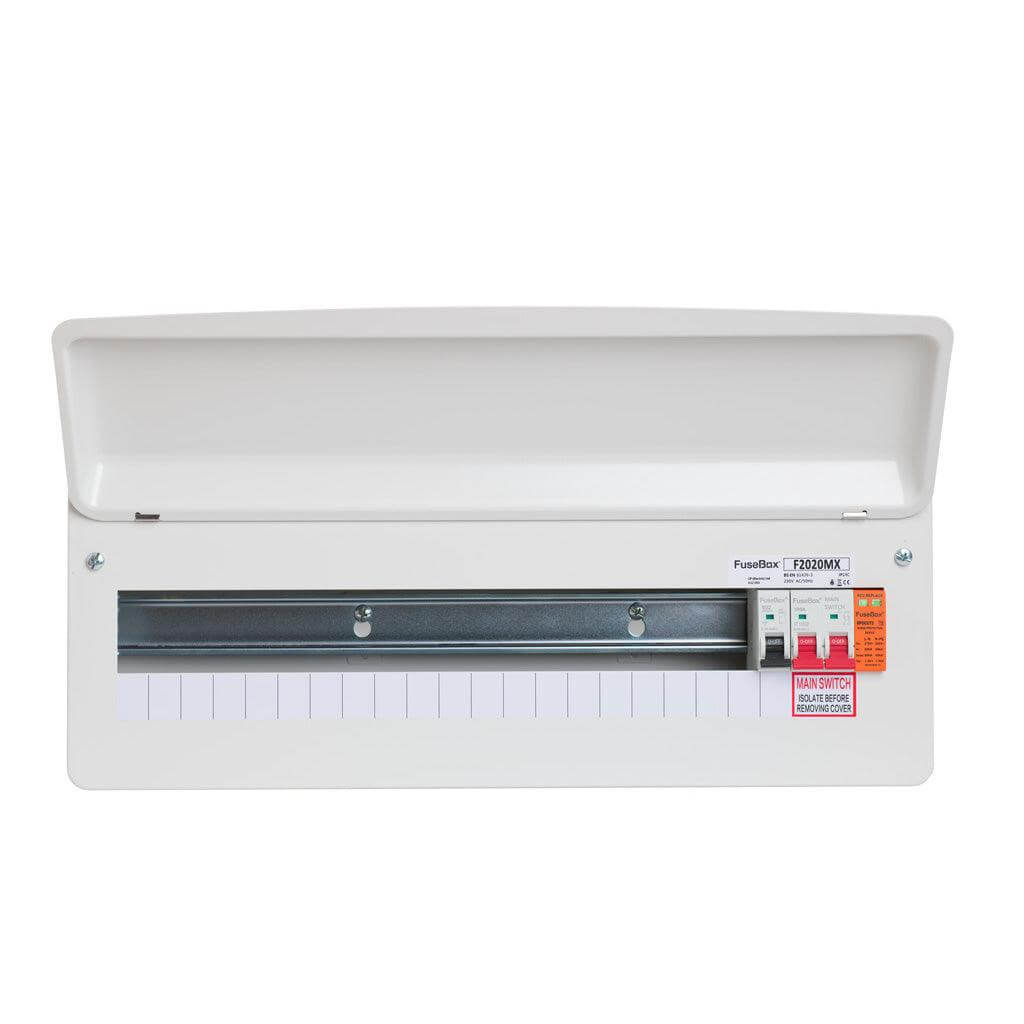 FuseBox F2020MX 20 Way RCBO Consumer Unit With SPD