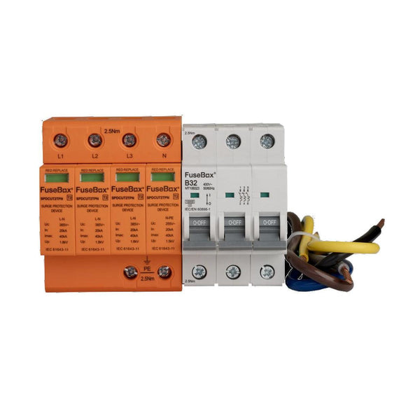 FuseBox SPDCUKITT2TPN Three Phase Surge Protection Kit