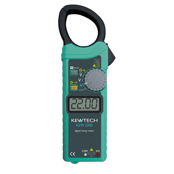 Kewtech KEW2200 Digital AC Clamp Meter 1000A