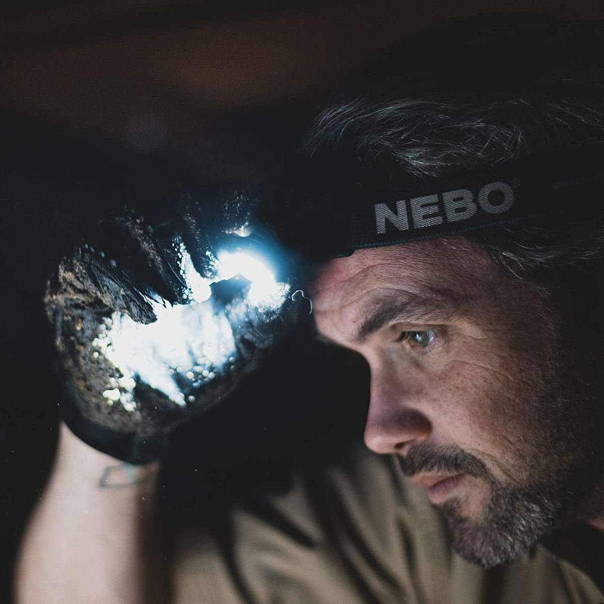 Nebo NB7005 Transcend 500, Rechargeable Head Torch 500 Lumen Lamp