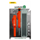 Surebuild SBPSET Deep Hole Pencil & Holster Set with 6 Replacement Leads