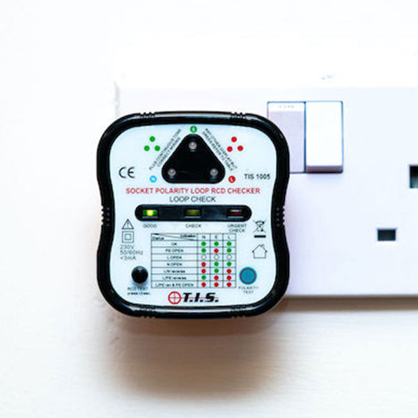 TIS 1005 Audible Socket Tester with Loop and RCD Check