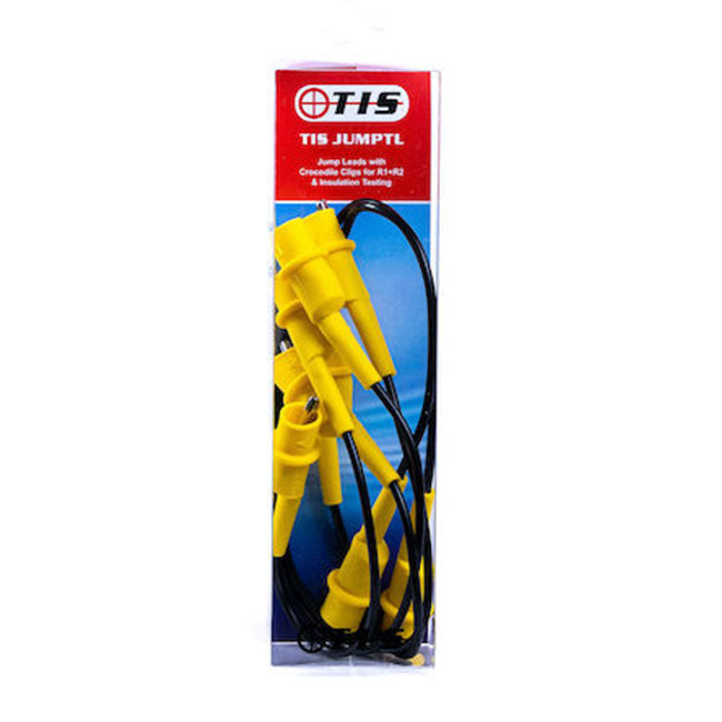 TIS TISJUMPTL R1 + R2 Test Leads with Crocodile Clips