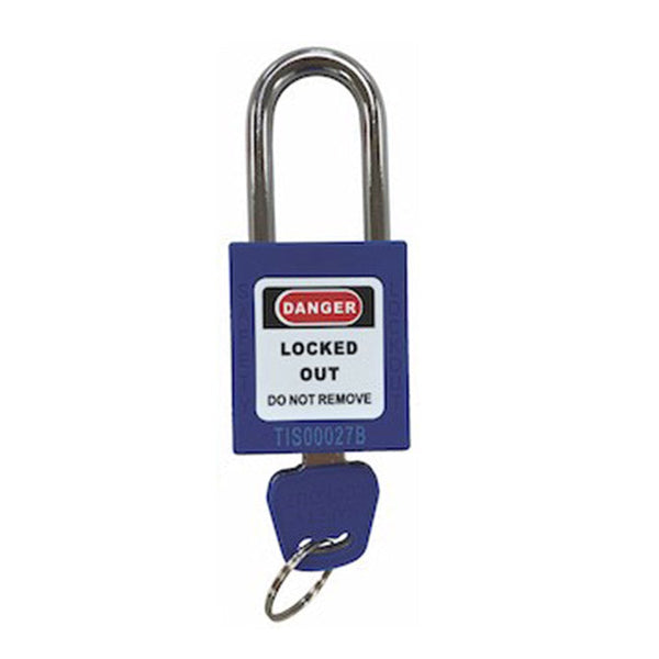 TIS TISLB1 Blue Safety Steel Lock