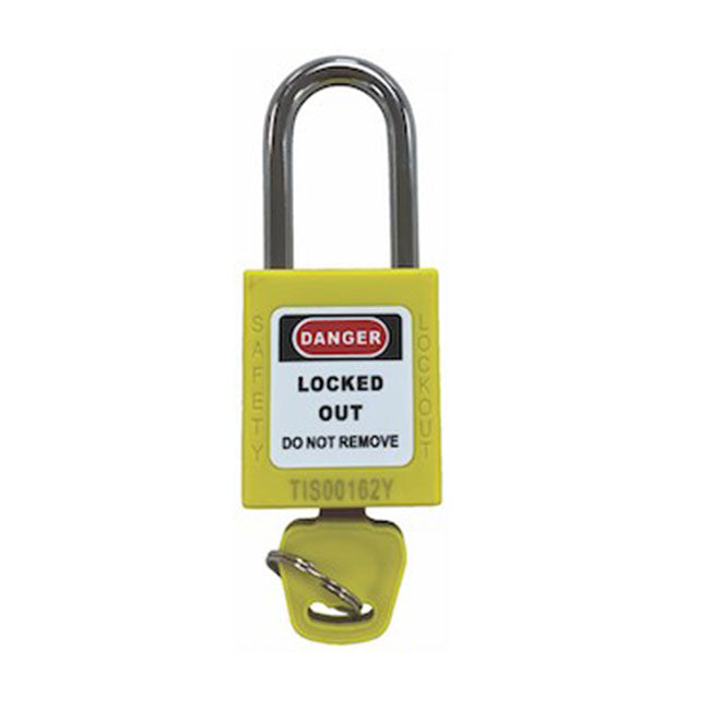 TIS TISLY1 Yellow Steel Safety Lock