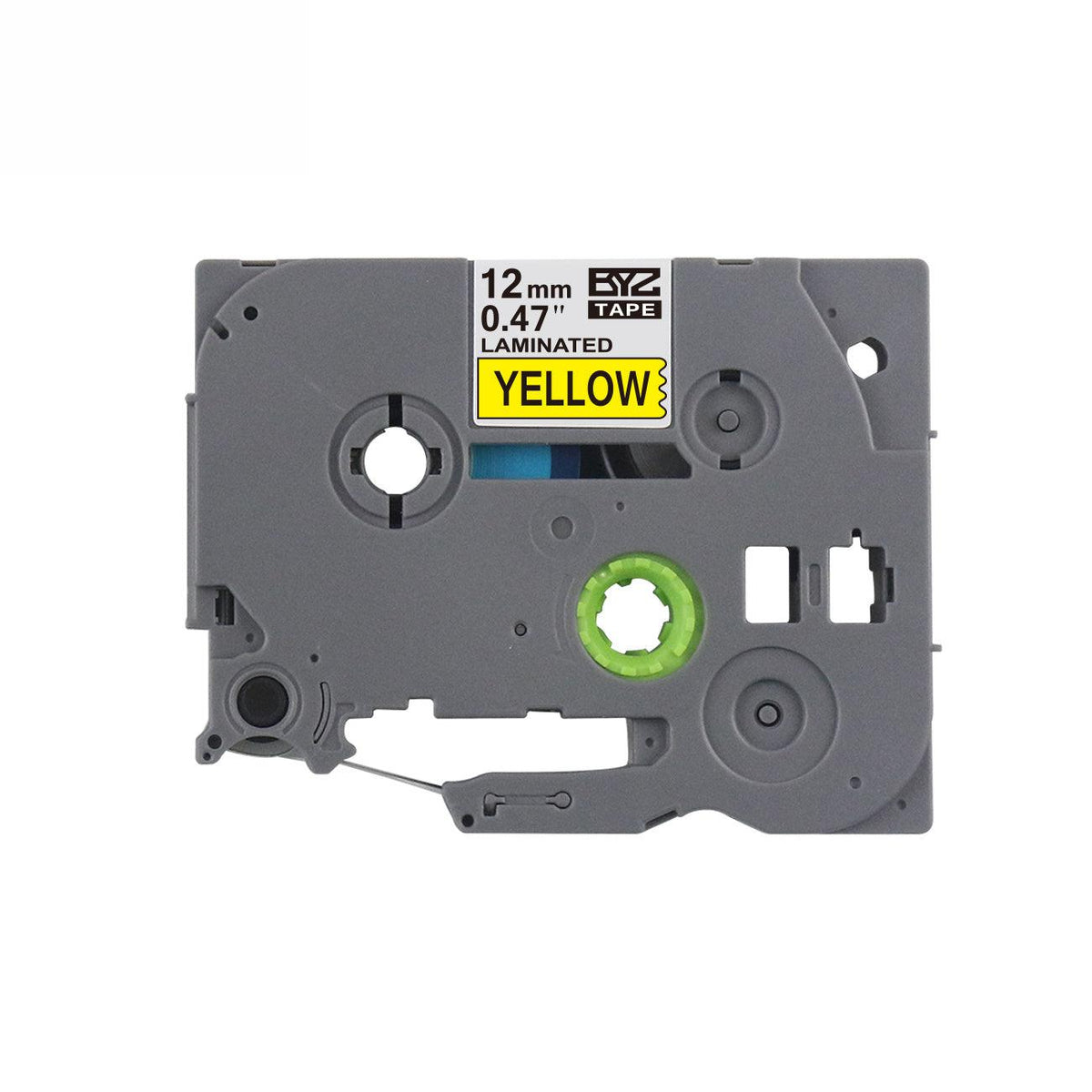 Unbranded Label Cartridge Black on Yellow