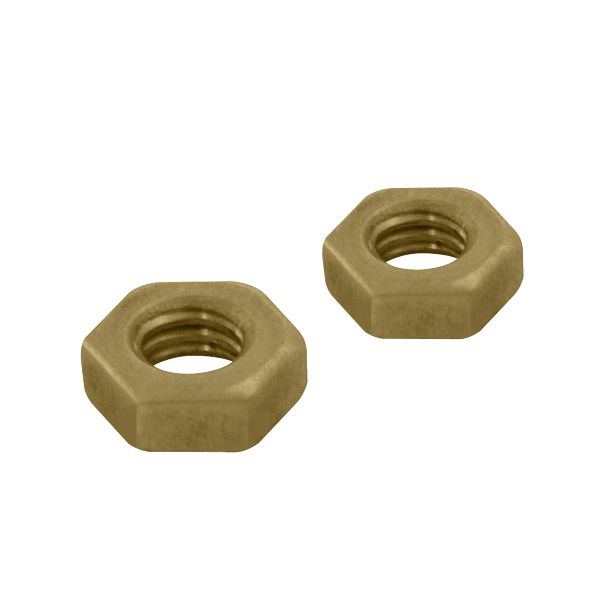 Unicrimp QBFNM4 M4 Nuts Brass (Pack of 100)