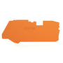 Wago 2110-1292 End Plate Orange