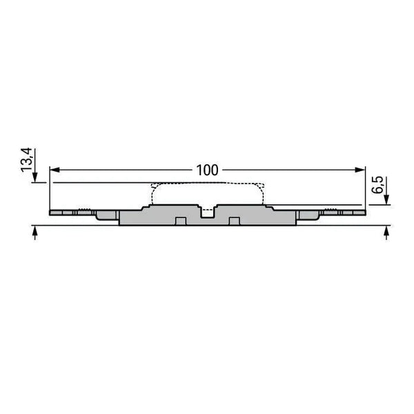 Wago 221-2502 2 Way Mount Carrier Pack of 5