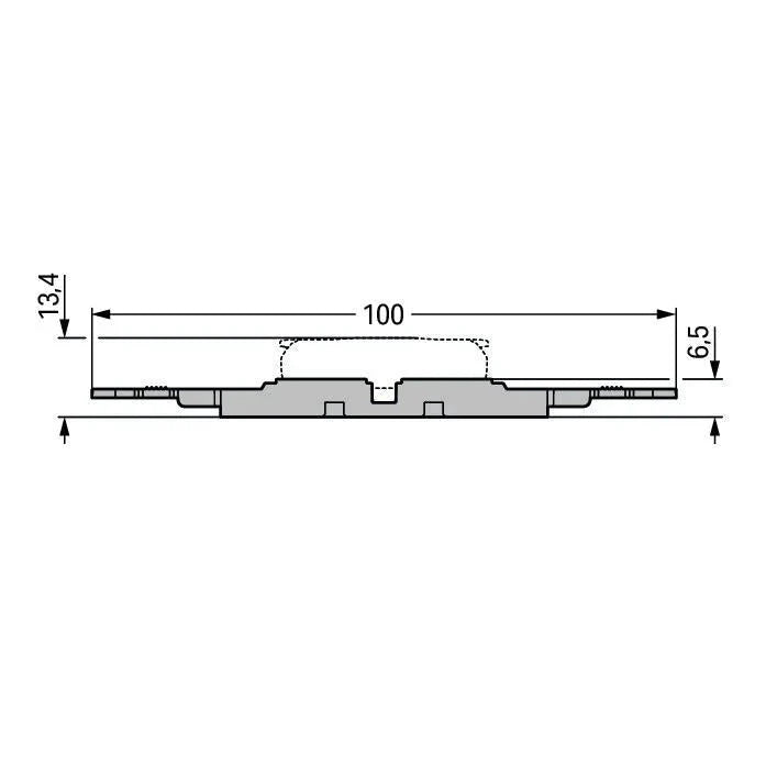 Wago 221-2503 3 Way Mount Pack of 5