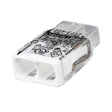 Wago 2773-402 Compact Connector 2 Way Terminal Block