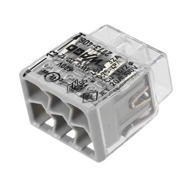 Wago 2773-406 Compact Connector 6 Way Terminal Block Grey