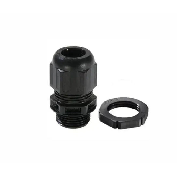 Wiska 99711 GLP40 40mm IP68 Gland with Locknut Black (Pack of 5)