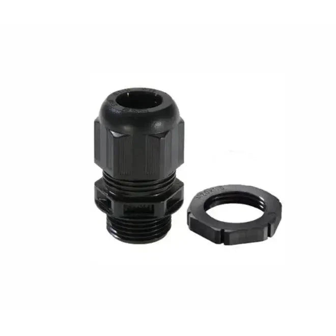 Wiska 99713 GLP50 50mm IP68 Gland with Locknut Black (Pack of 5)