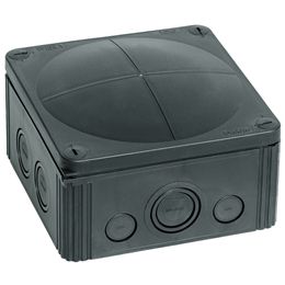 Wiska COMBI 1010 PVC Adaptable Box Black IP66