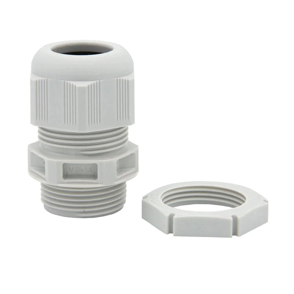 Wiska GLP25 25mm IP68 White Gland with Locknut